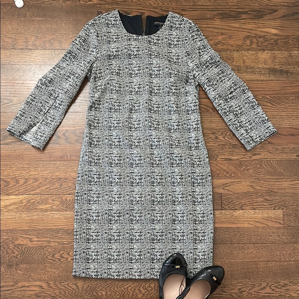 Black and White Tweed Banana Republic Dress